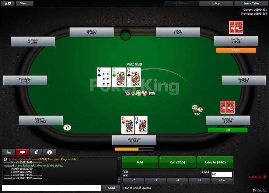 Лейаут PokerKing